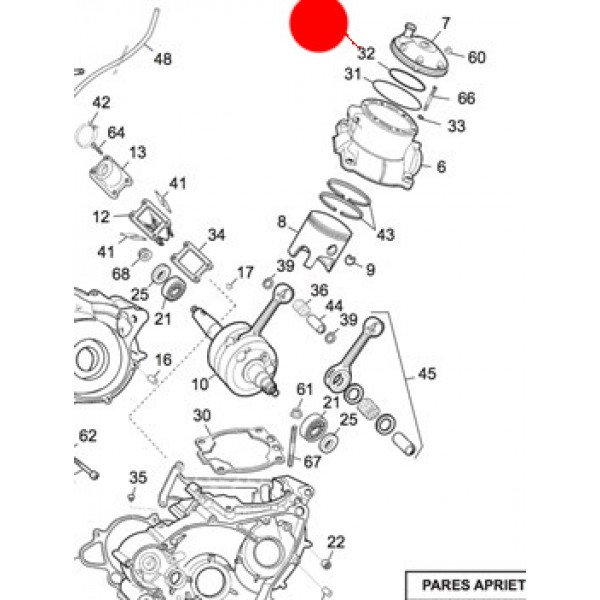 Oring Testa Interno SHERCO 1999-2018 Oring Testa Interno SHERCO 1999-2018